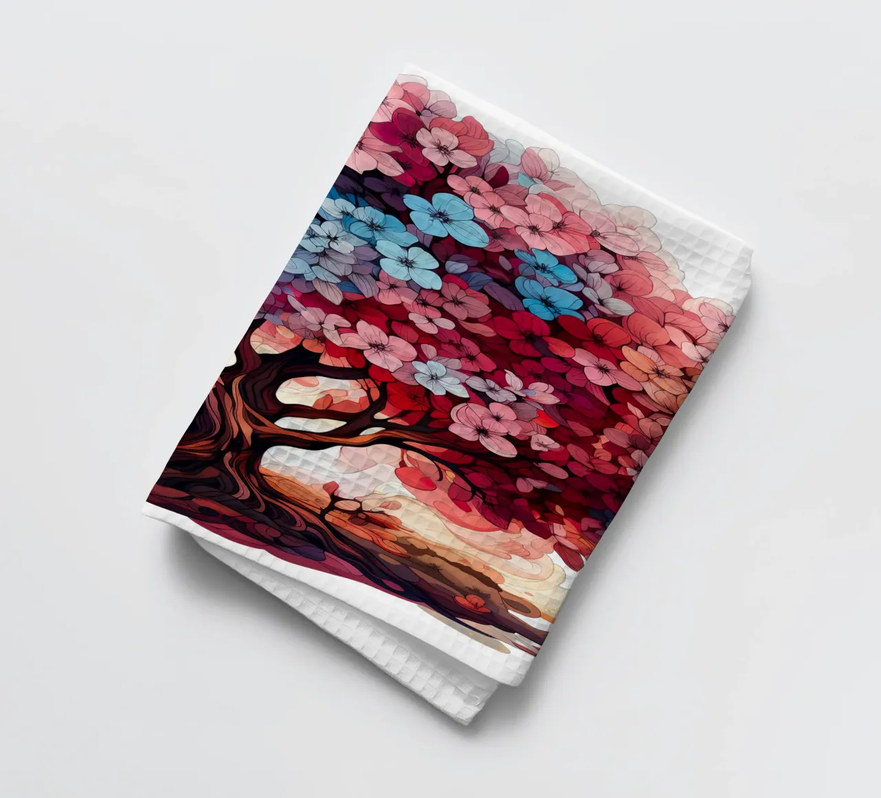 Albero della vita colorato canovaccio da cucina da Spiritual Touch