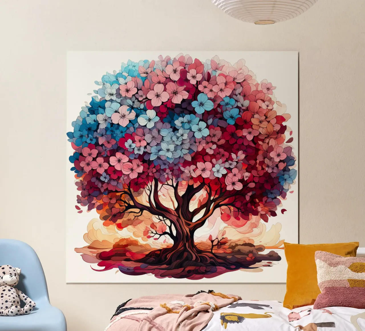 Albero della vita colorato carta hahnemühle da Spiritual Touch