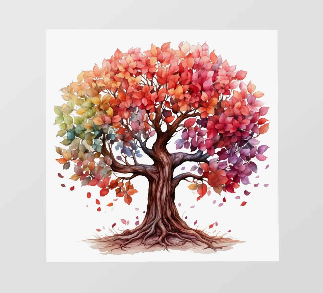 Albero della vita colorato pellicola backlit da Spiritual Touch