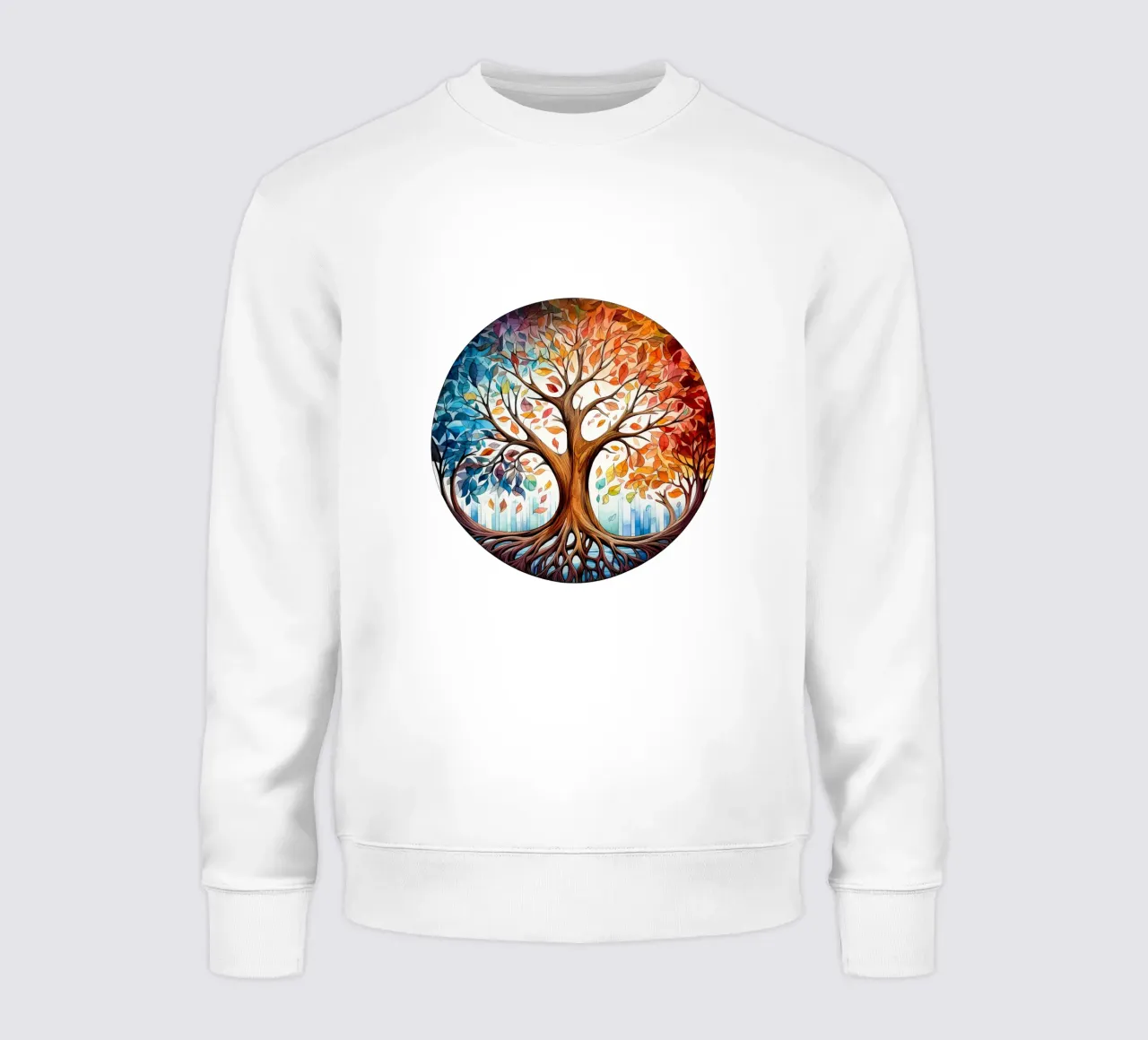Albero della vita colorato felpa da Spiritual Touch