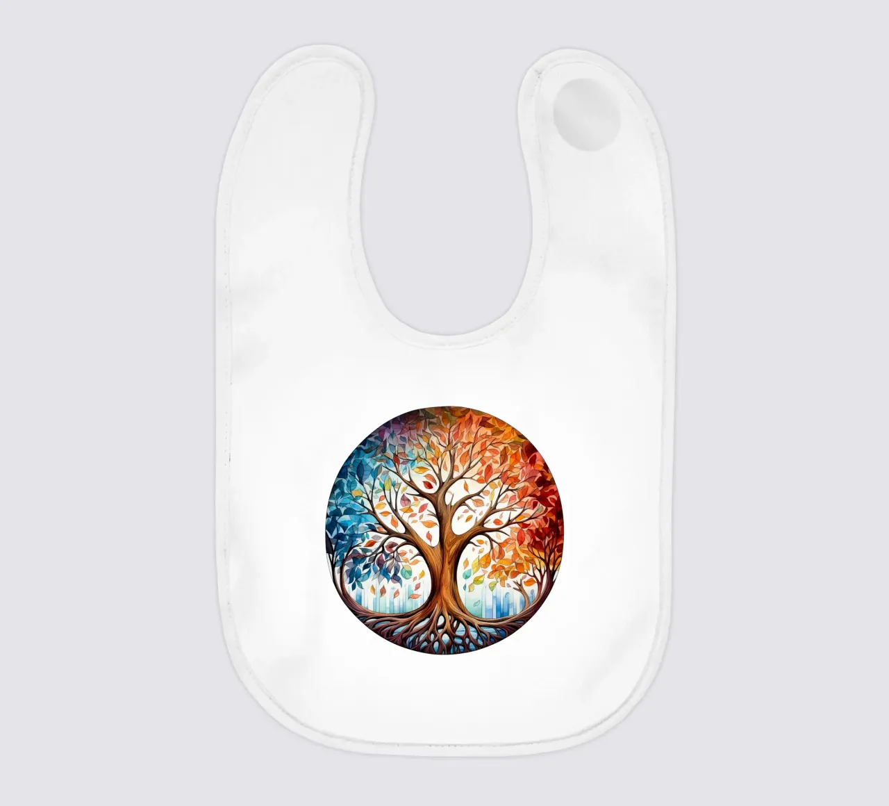 Albero della vita colorato bavaglino da Spiritual Touch