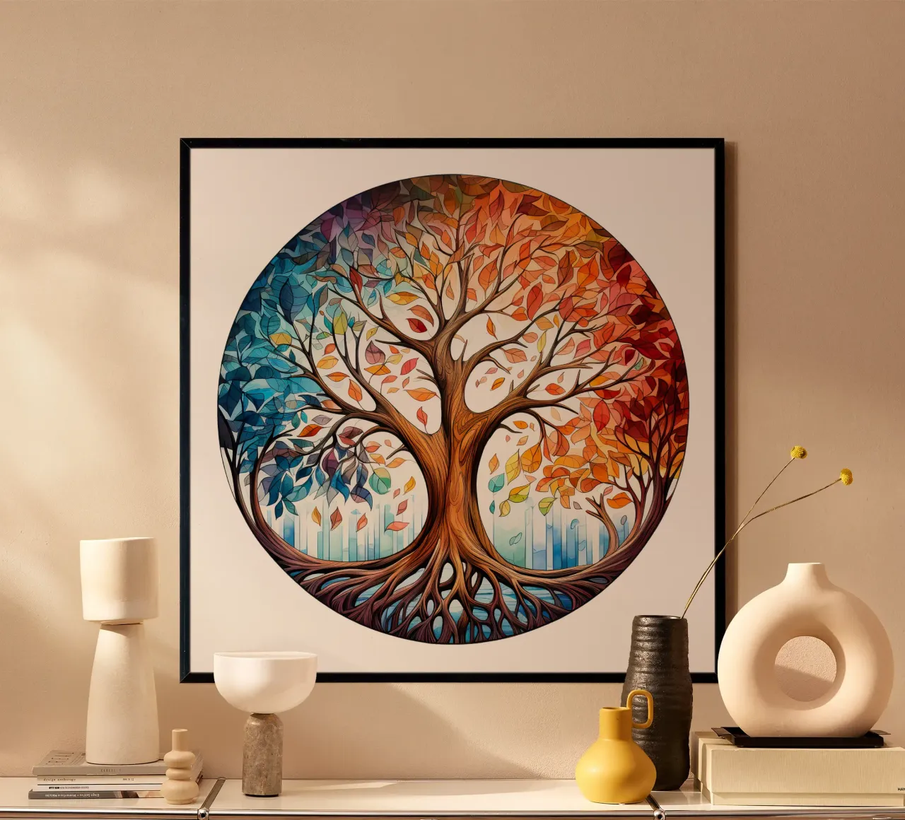 Albero della vita colorato poster da Spiritual Touch