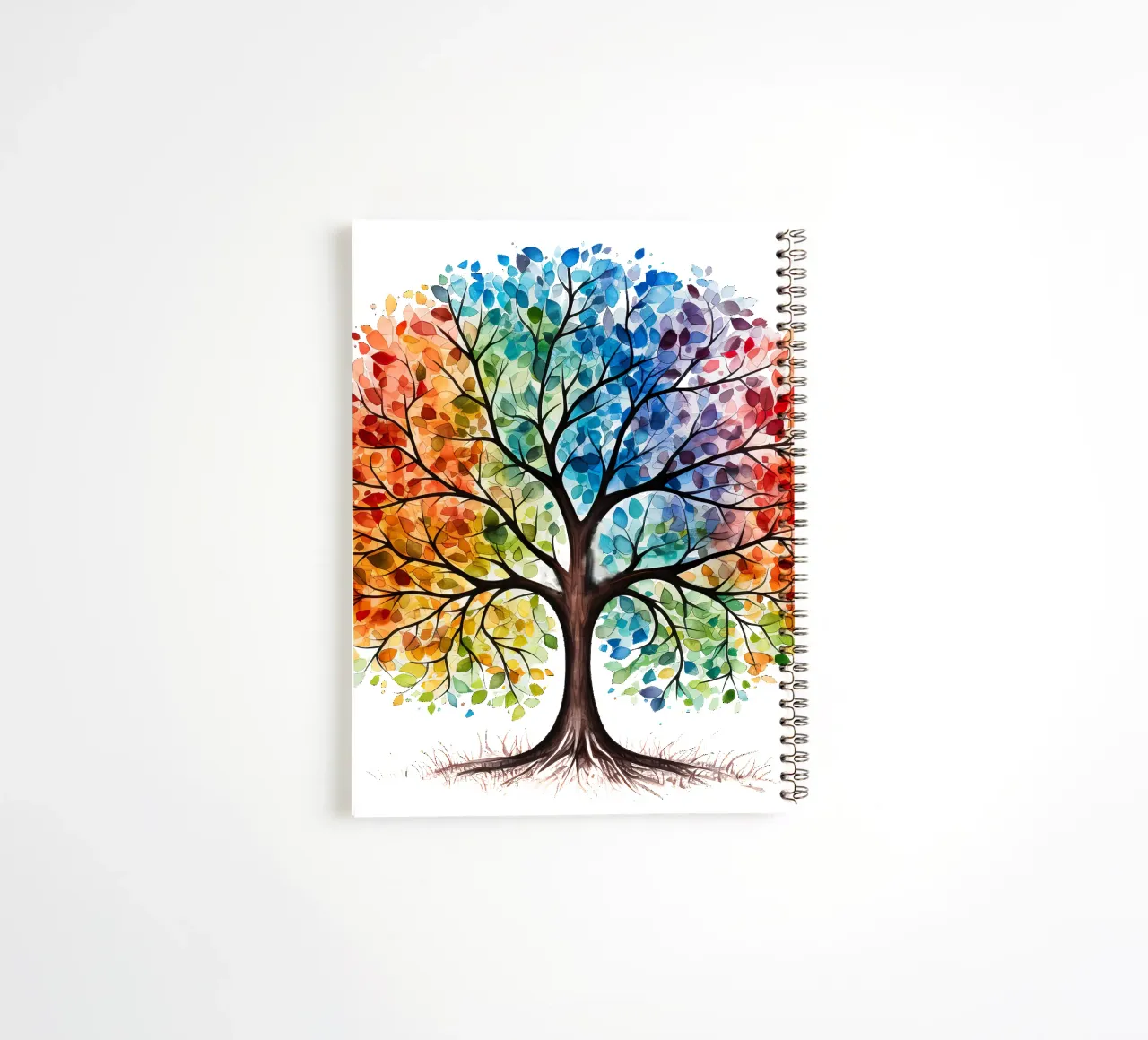 Colorful Tree of Life spiral notebook by Spiritual Touch