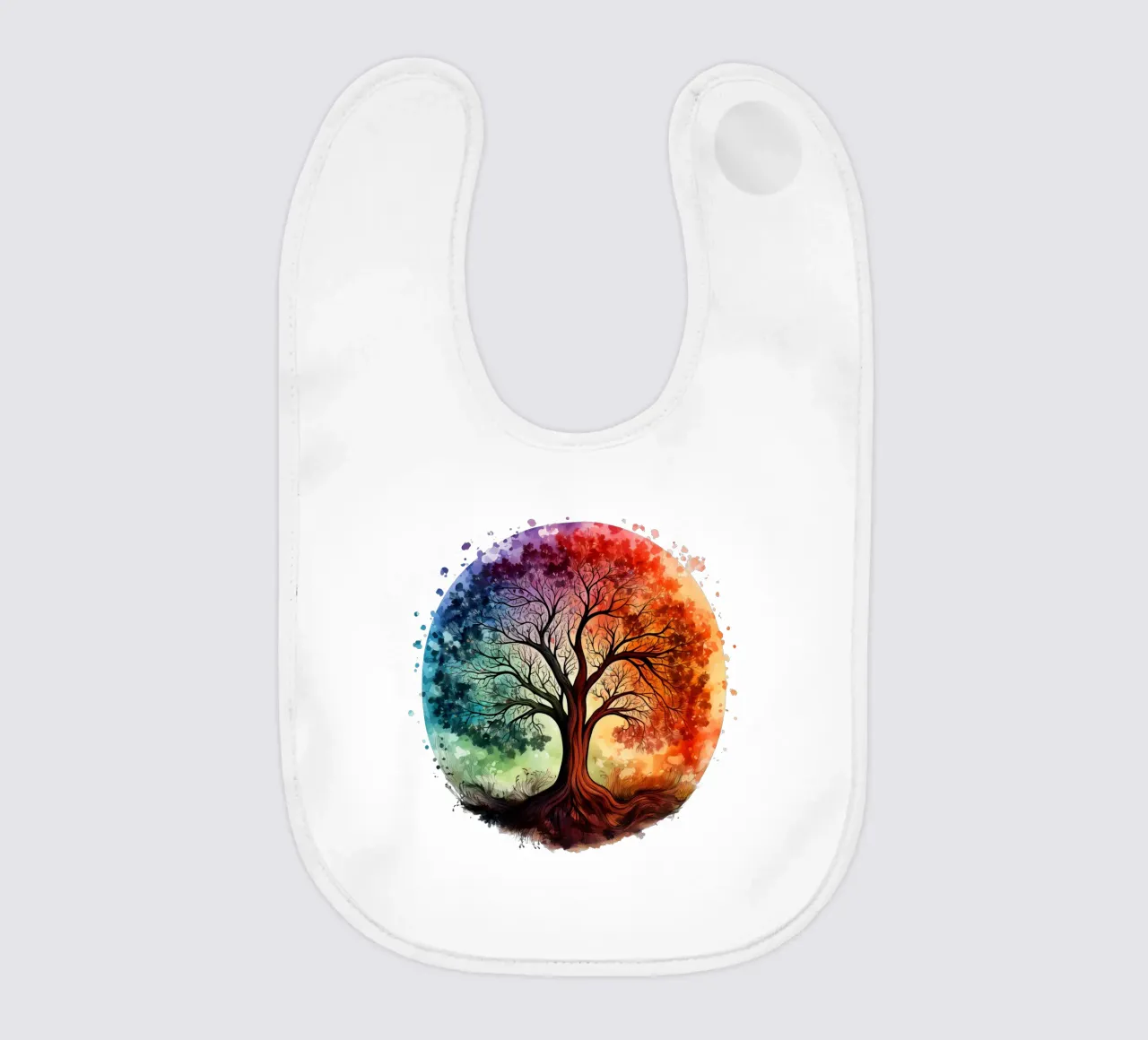 Albero della vita colorato bavaglino da Spiritual Touch