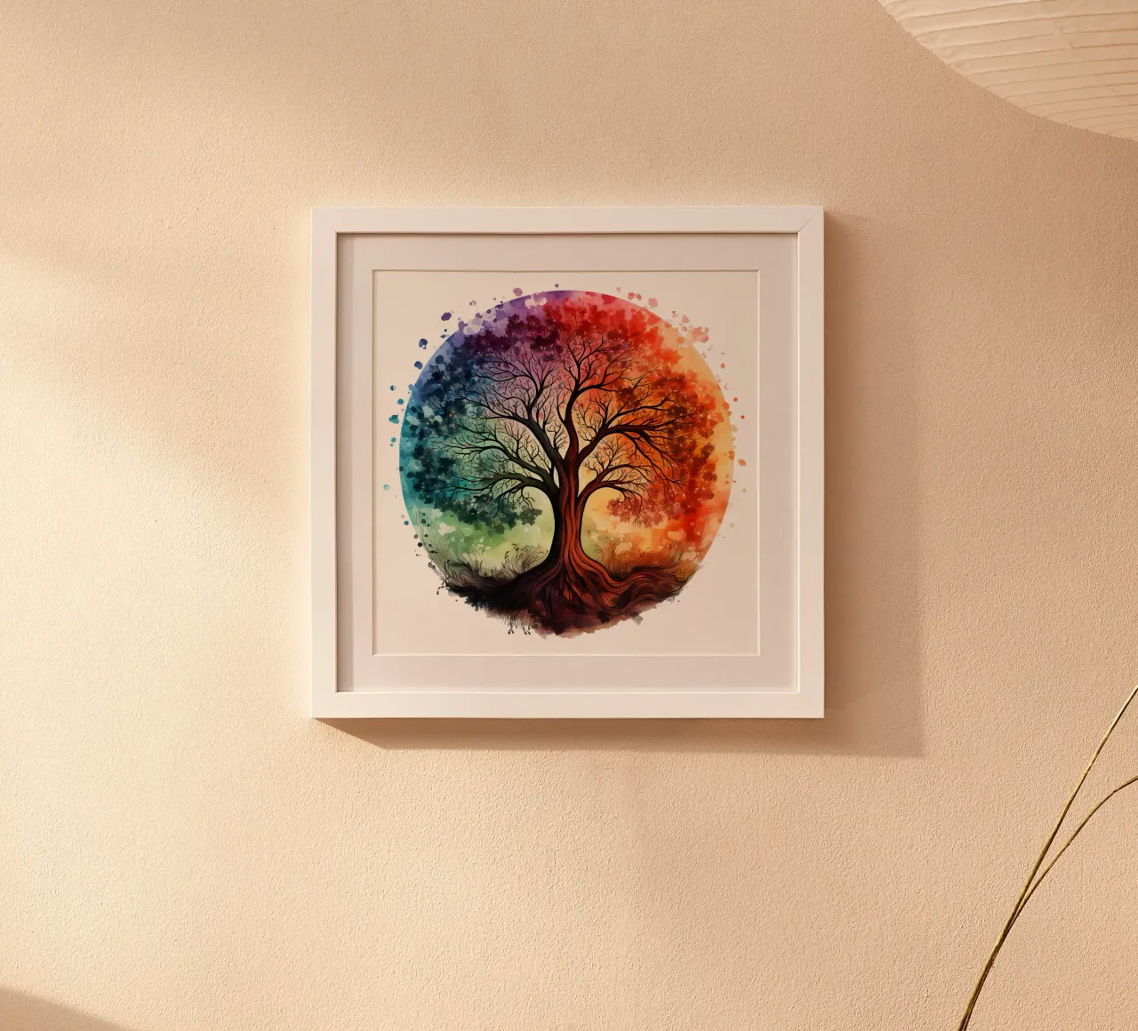 Albero della vita colorato carta hahnemühle da Spiritual Touch