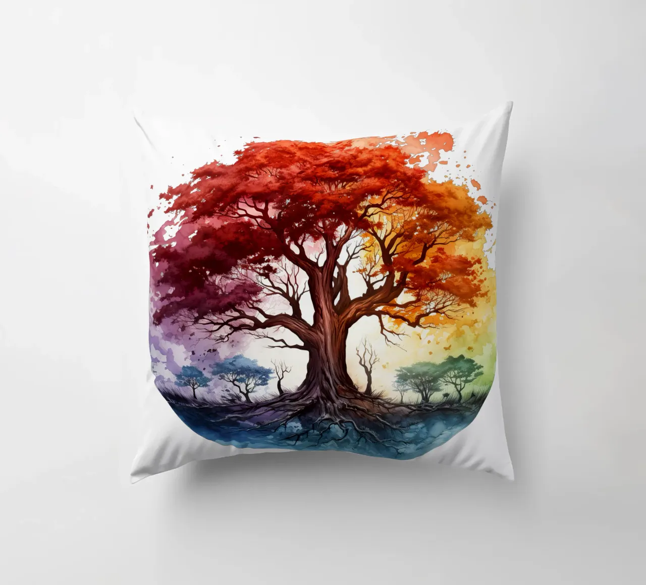 Albero della vita colorato cuscino da Spiritual Touch
