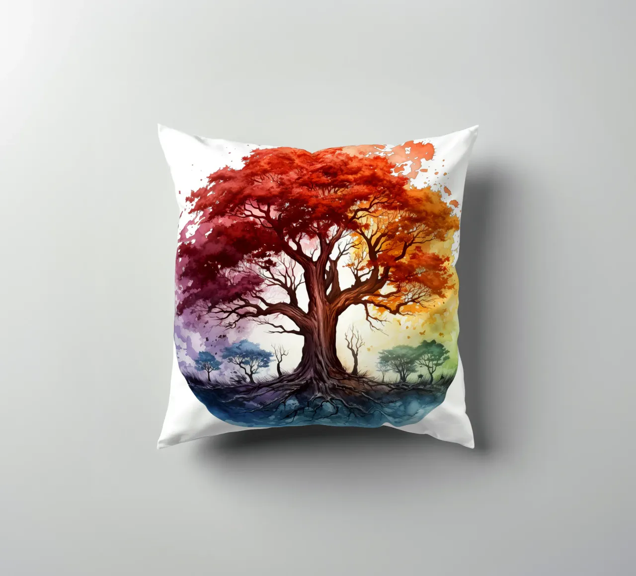 Albero della vita colorato cuscino da Spiritual Touch