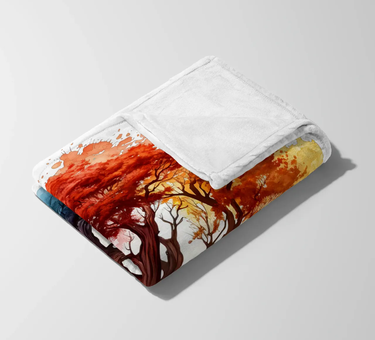 Albero della vita colorato coperta in pile da Spiritual Touch