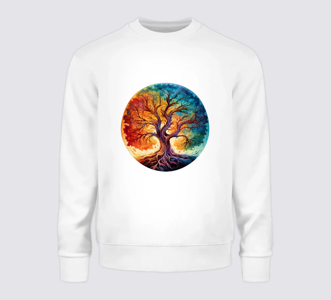Albero della vita colorato felpa da Spiritual Touch