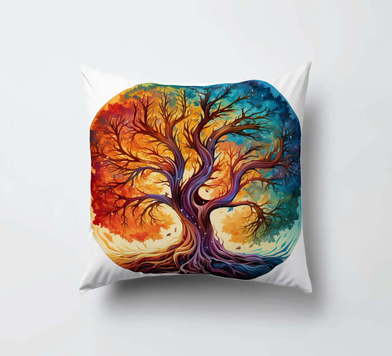 Albero della vita colorato cuscino da Spiritual Touch