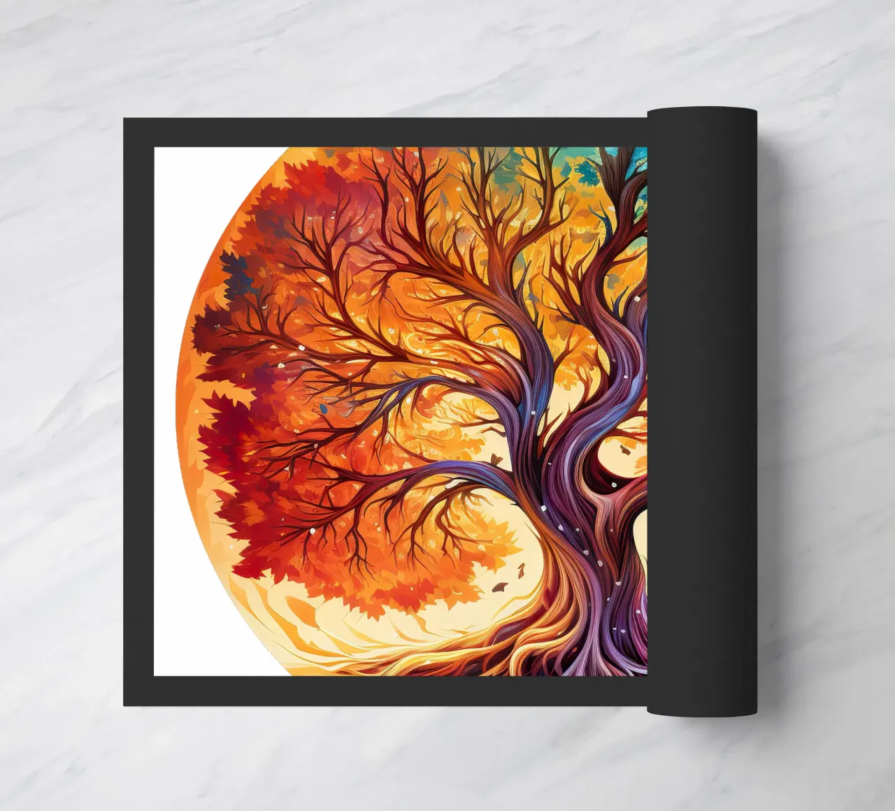 Albero della vita colorato zerbino da Spiritual Touch
