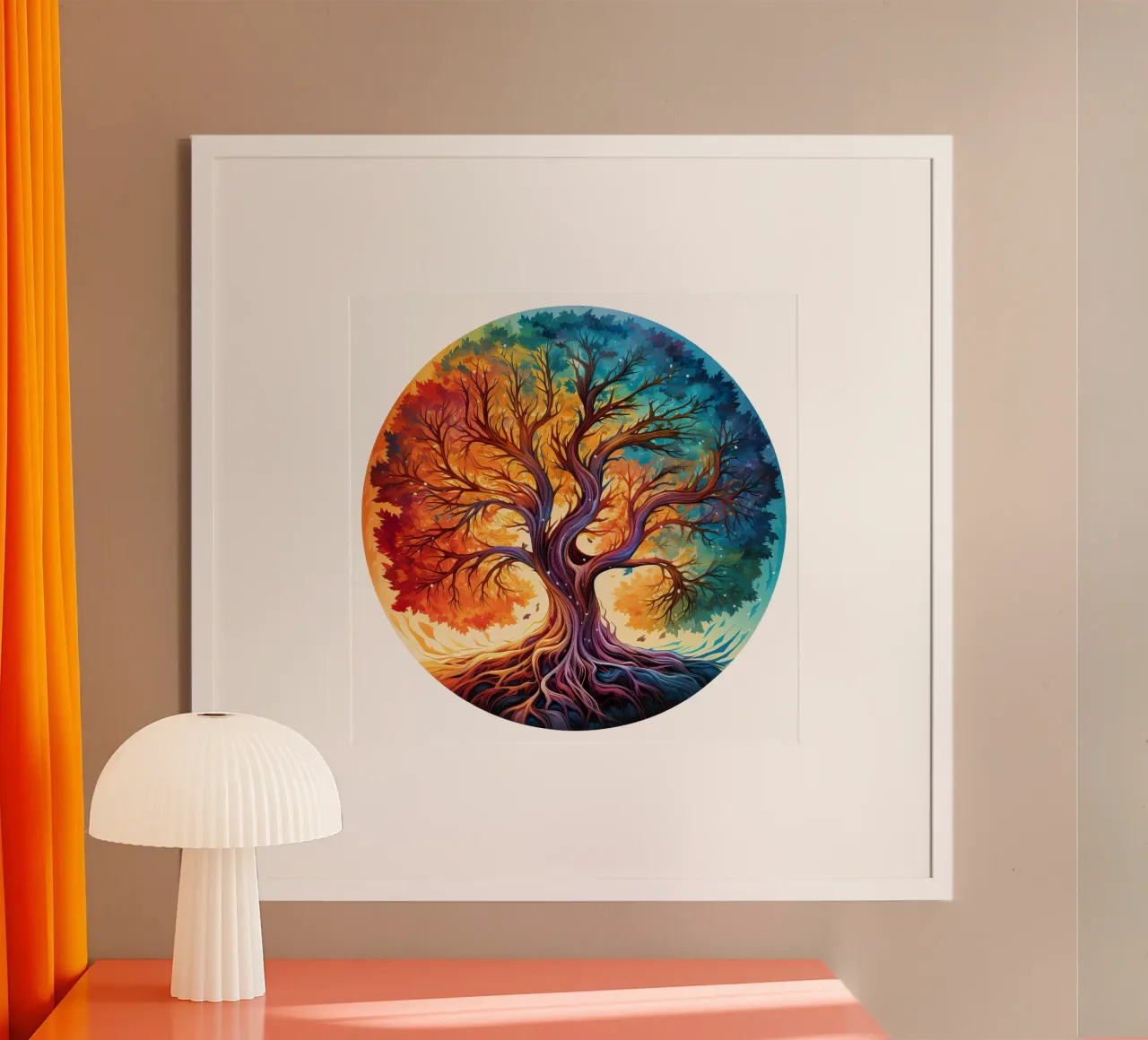 Albero della vita colorato poster da Spiritual Touch