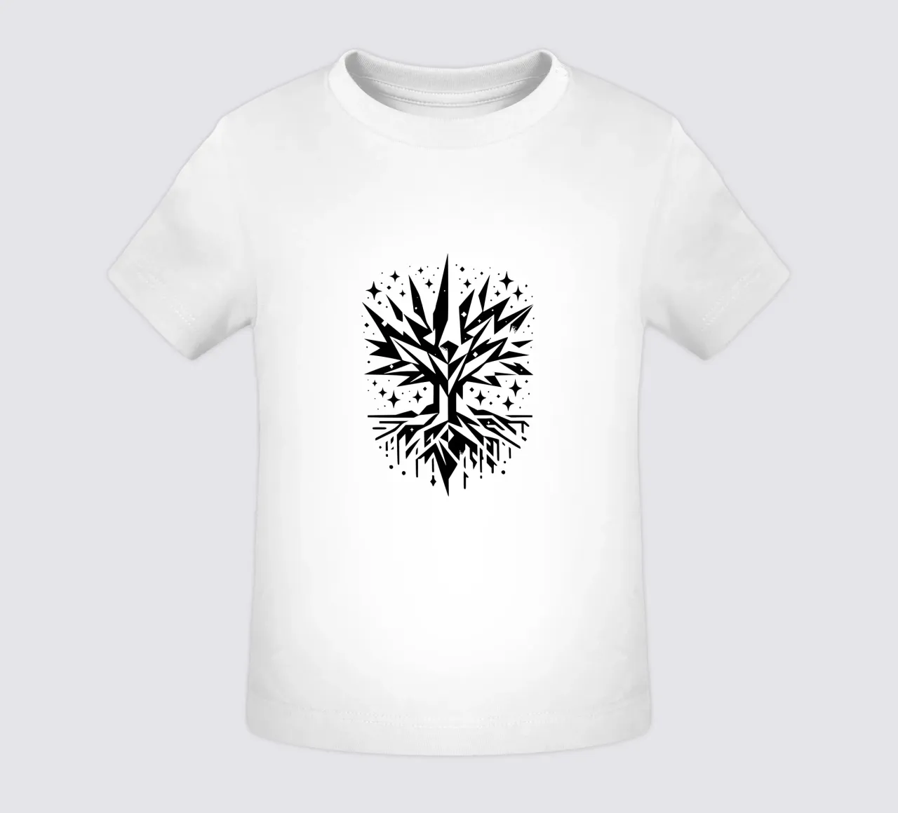 Albero della vita in bianco e nero maglietta neonato da Spiritual Touch