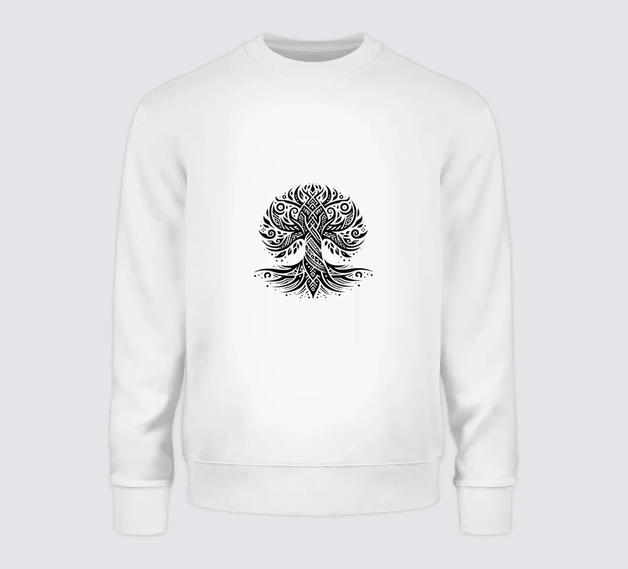 Albero della vita in bianco e nero felpa da Spiritual Touch