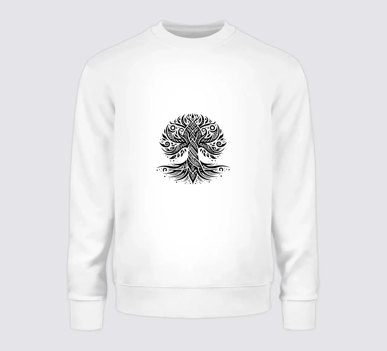 Albero della vita in bianco e nero felpa da Spiritual Touch