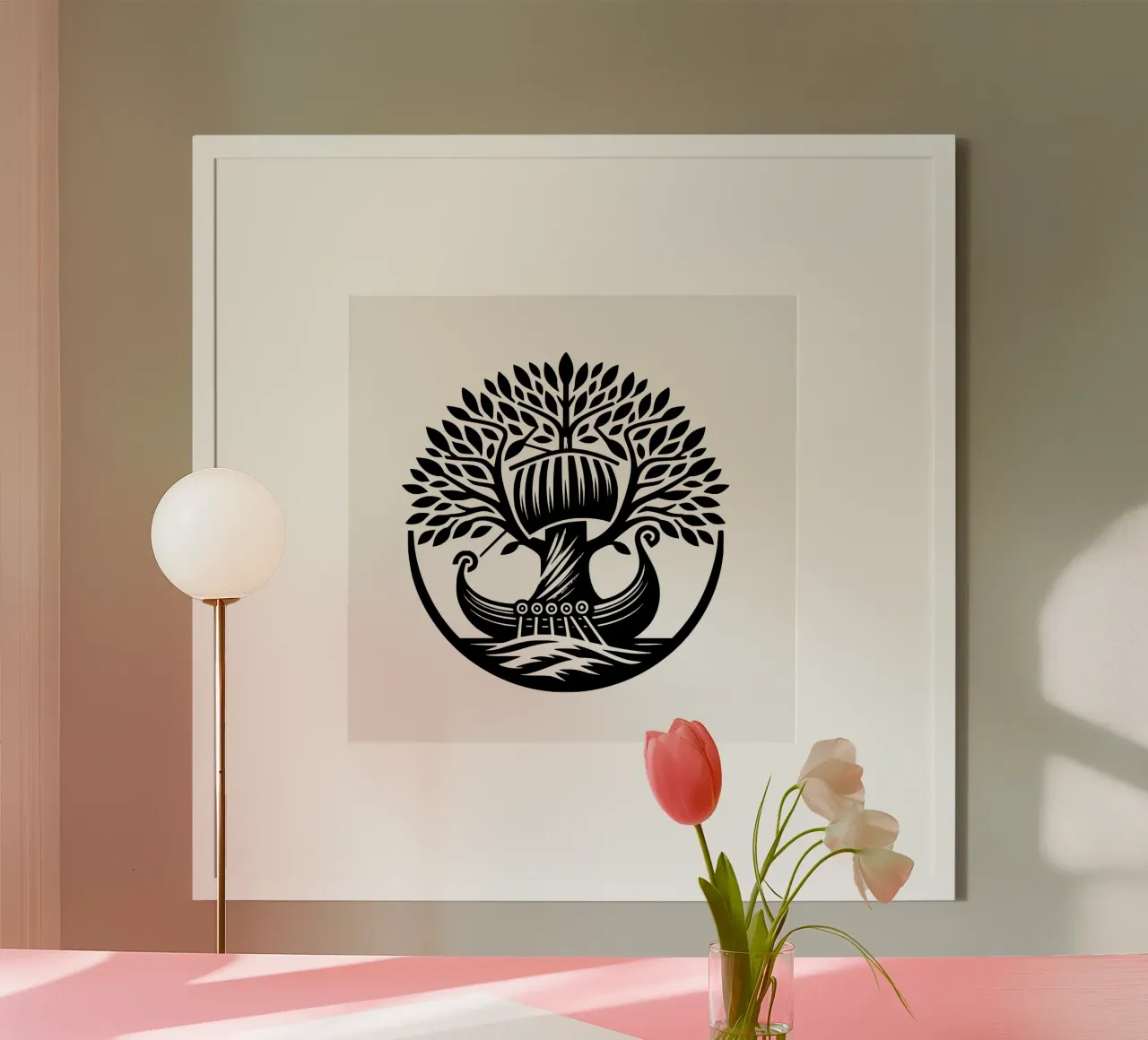 Albero della vita in bianco e nero carta hahnemühle da Spiritual Touch