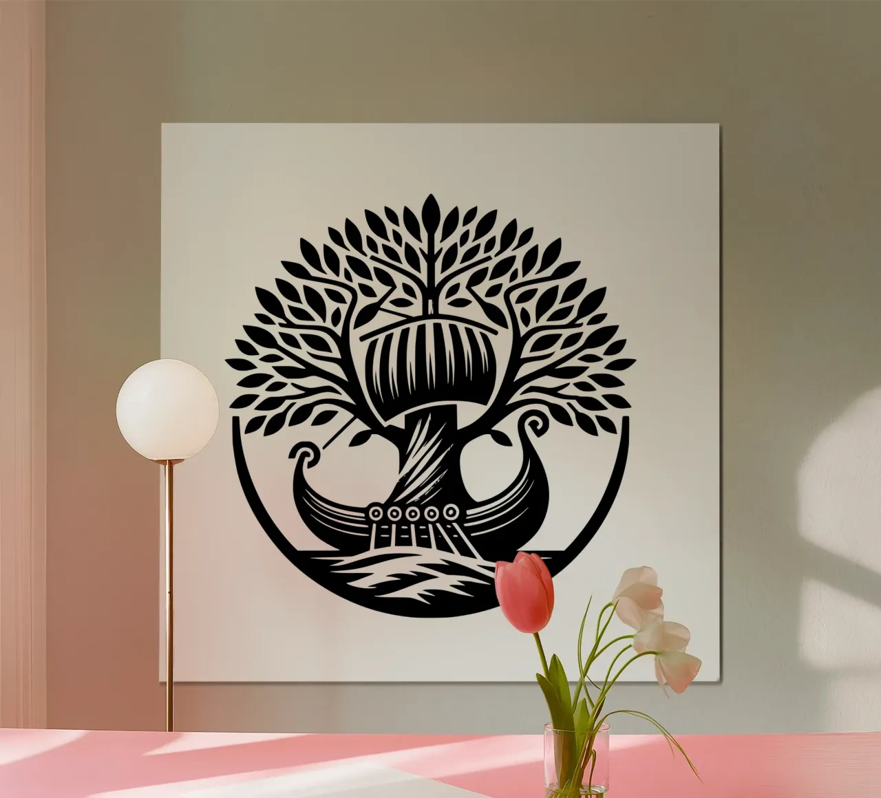 Albero della vita in bianco e nero carta hahnemühle da Spiritual Touch