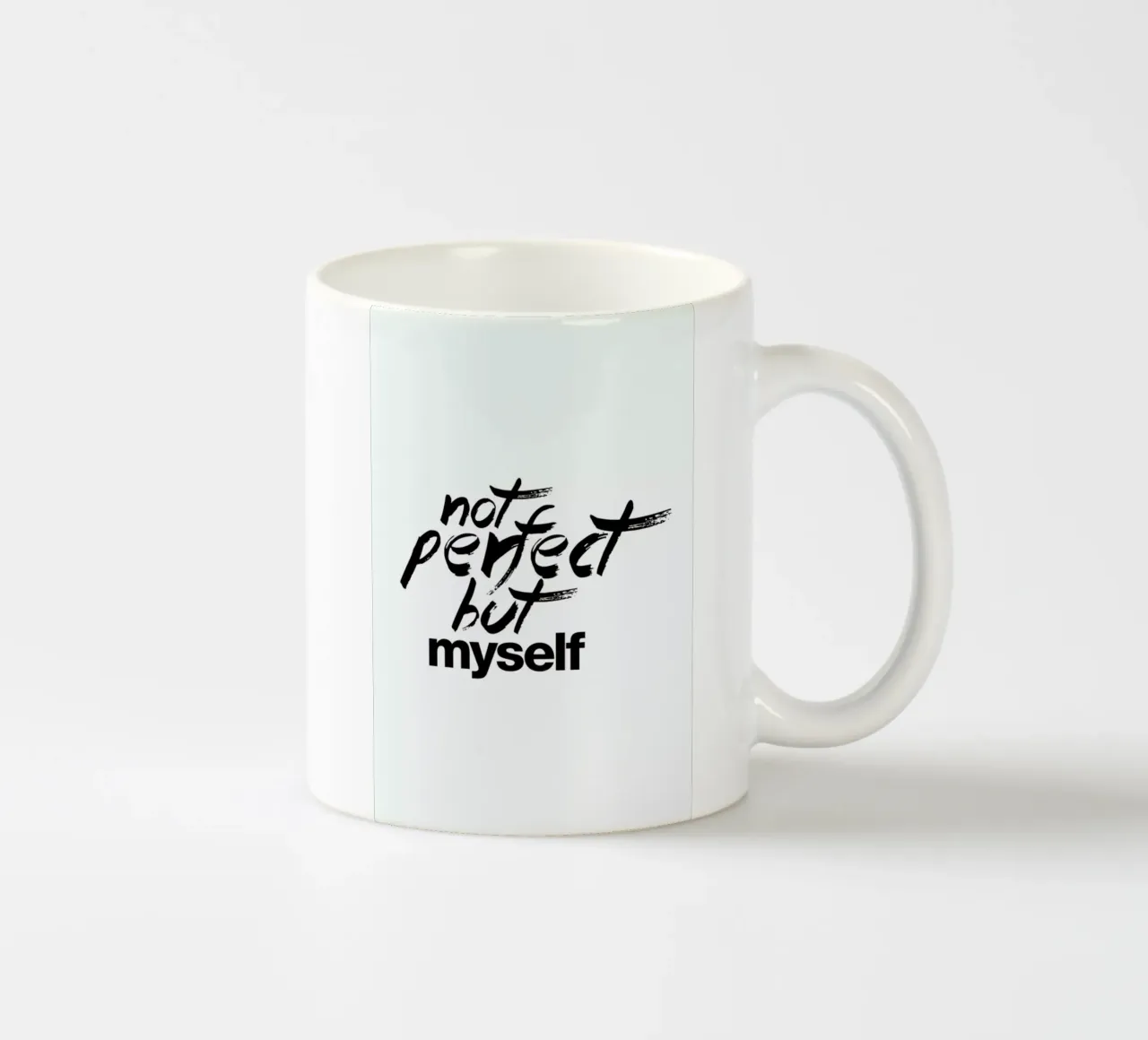 Not Perfect but myself Keramik Tasse von FUNKE Lifestyle GmbH