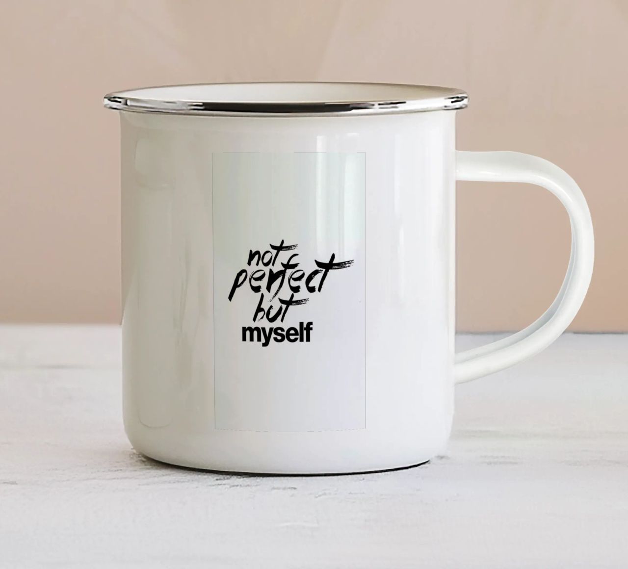 Not Perfect but myself tazza in smalto da FUNKE Lifestyle GmbH