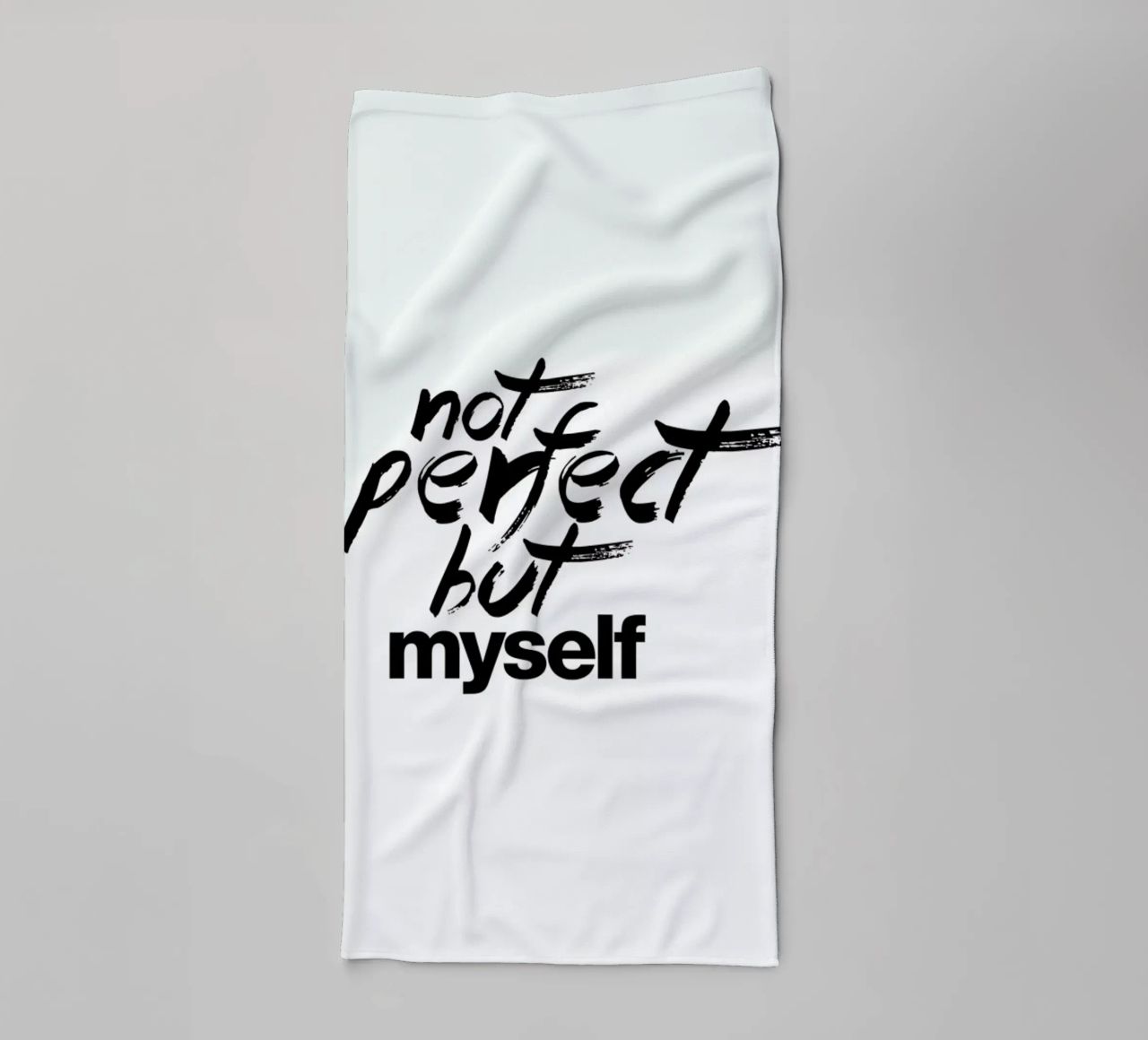 Not Perfect but myself Handtuch von FUNKE Lifestyle GmbH