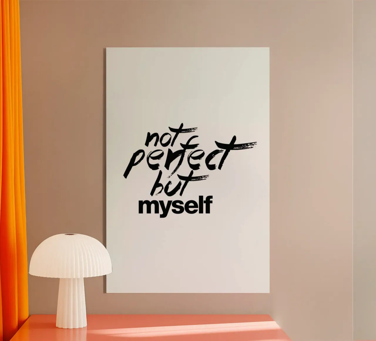 Not Perfect but myself plexiglass da FUNKE Lifestyle GmbH