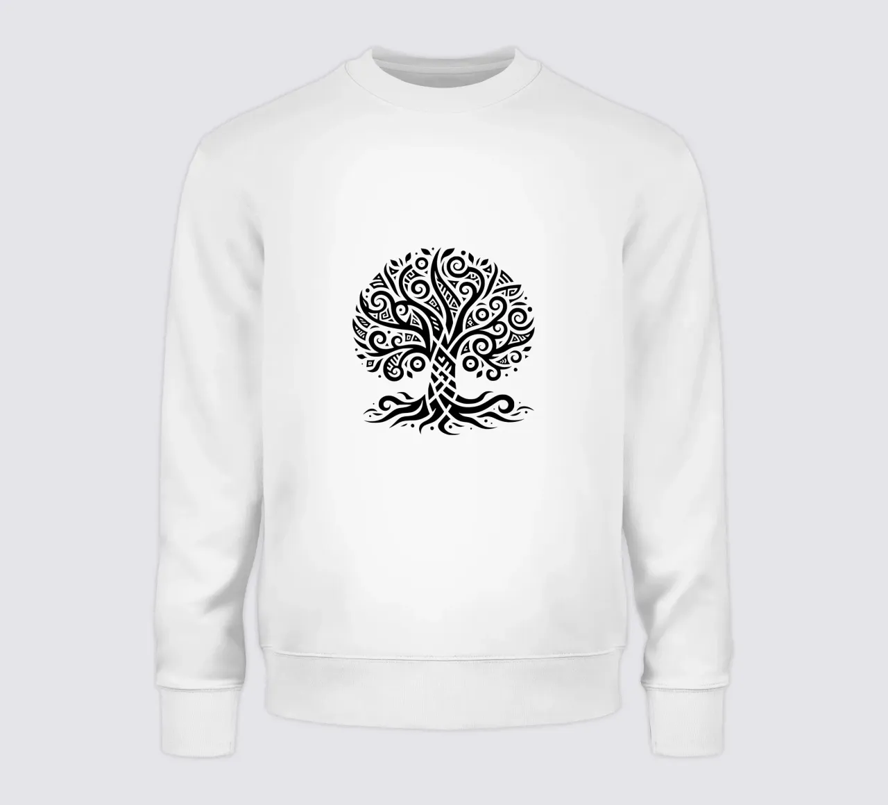 Albero della vita in bianco e nero felpa da Spiritual Touch