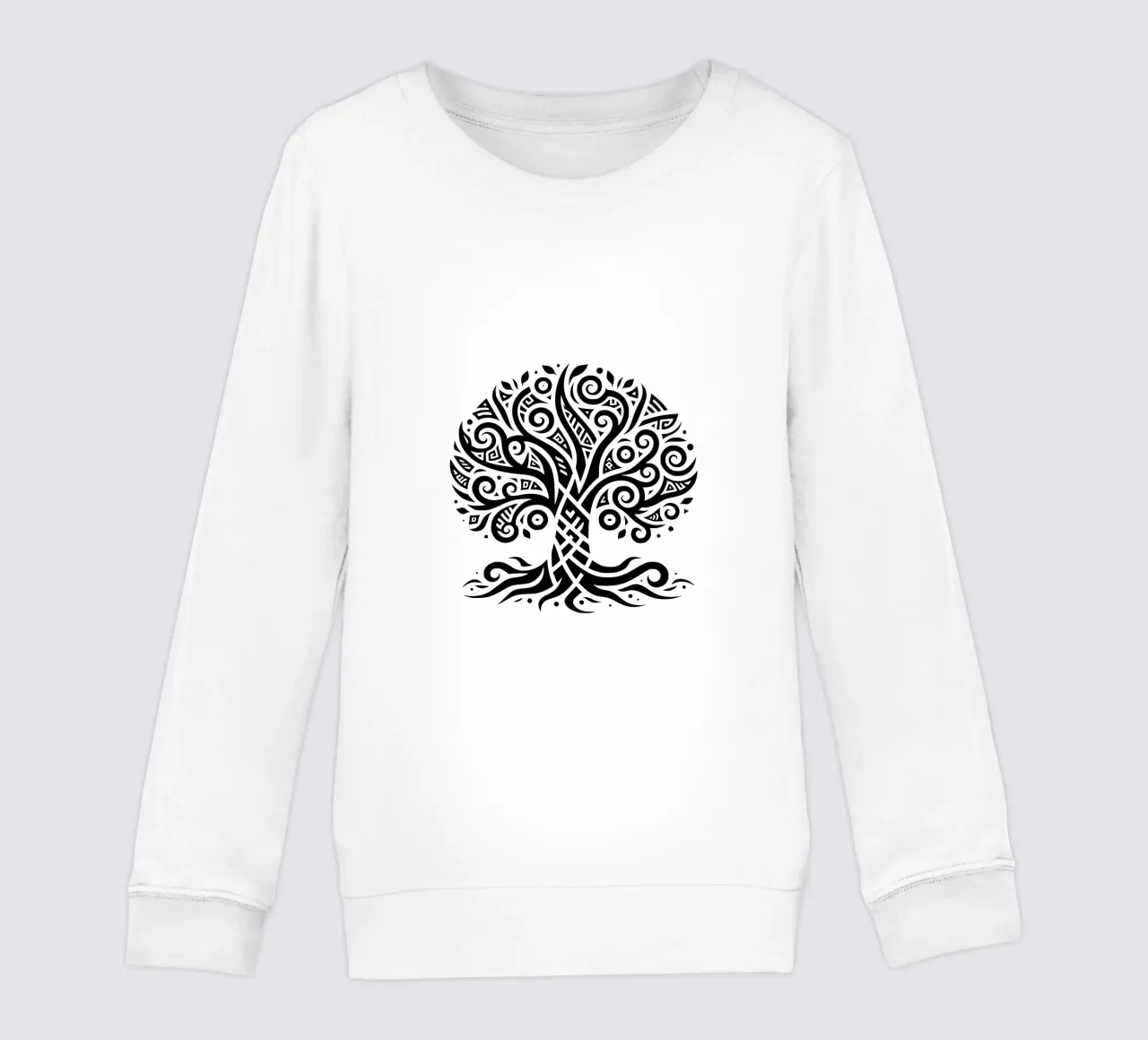 Albero della vita in bianco e nero felpa bambino da Spiritual Touch