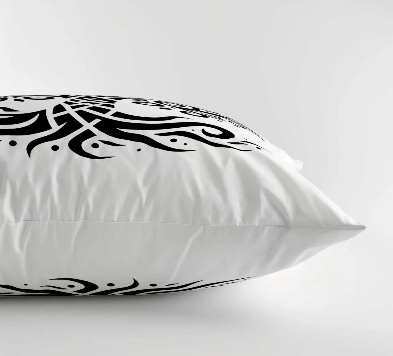 Albero della vita in bianco e nero cuscino da Spiritual Touch