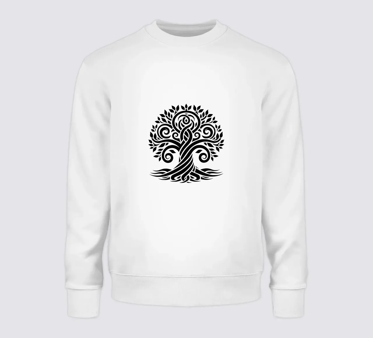 Albero della vita in bianco e nero felpa da Spiritual Touch