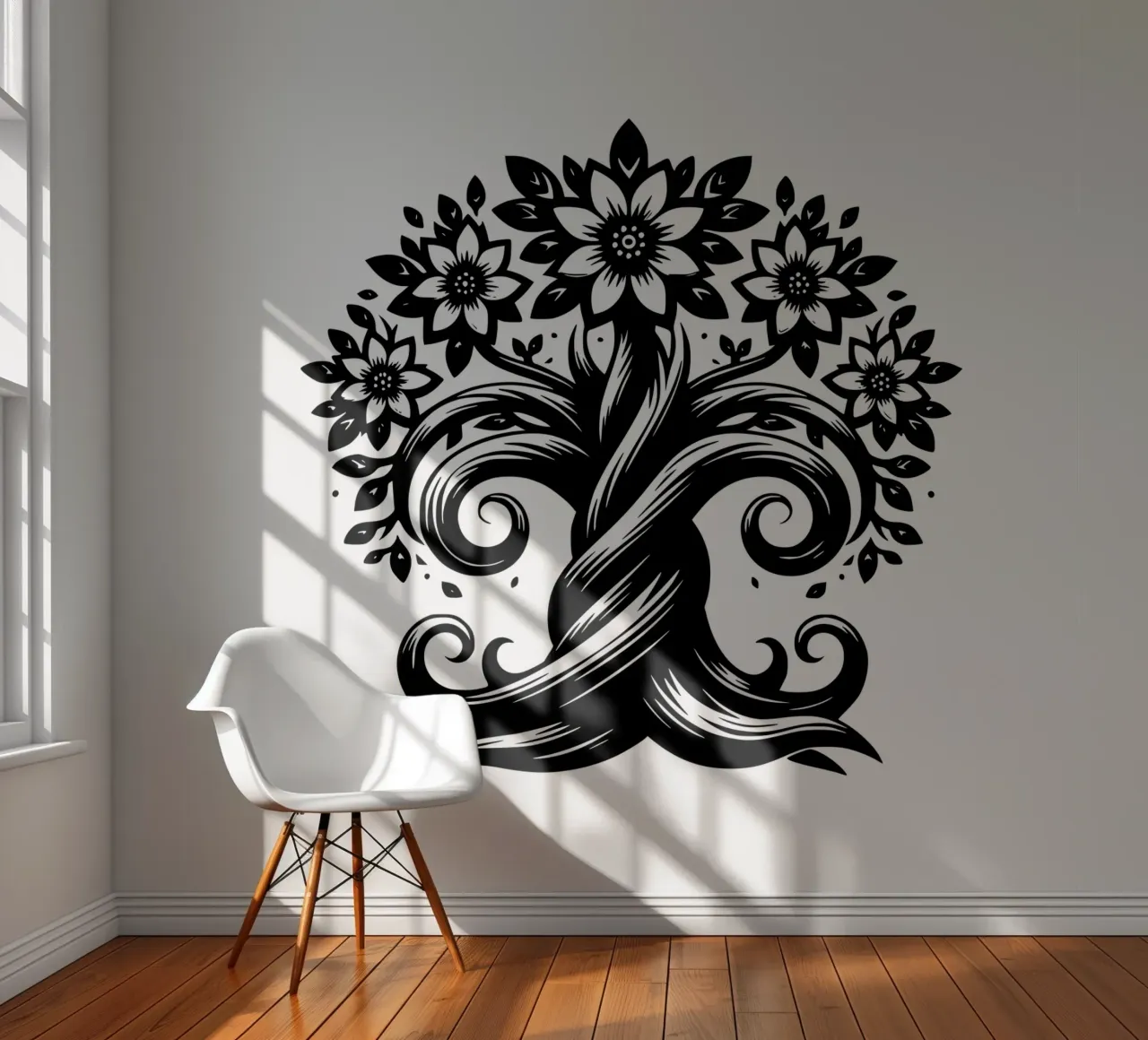 Black & White Tree of Life photo wallpaper by Spiritual Touch