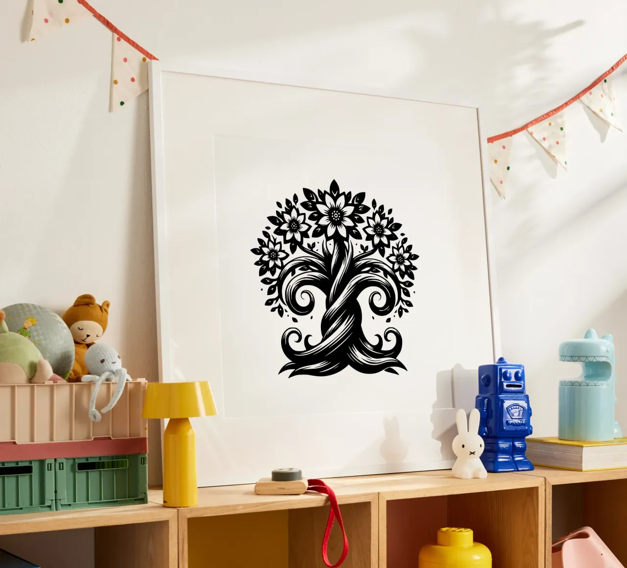 Albero della vita in bianco e nero carta hahnemühle da Spiritual Touch