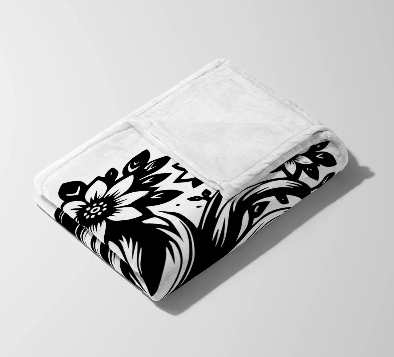 Albero della vita in bianco e nero coperta in pile da Spiritual Touch