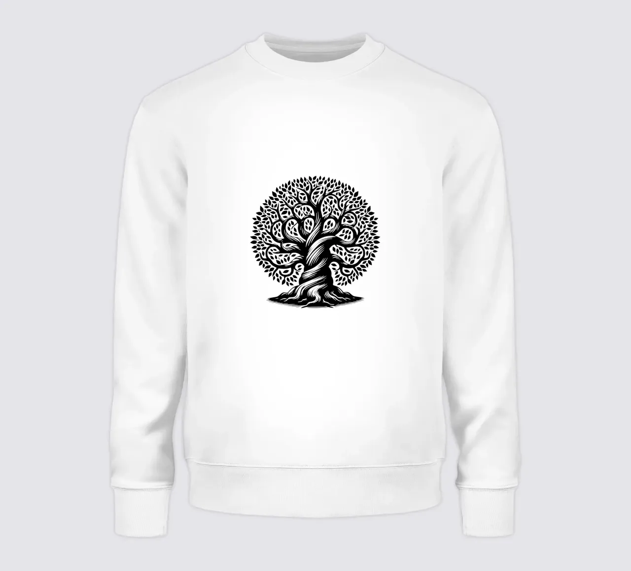 Albero della vita in bianco e nero felpa da Spiritual Touch