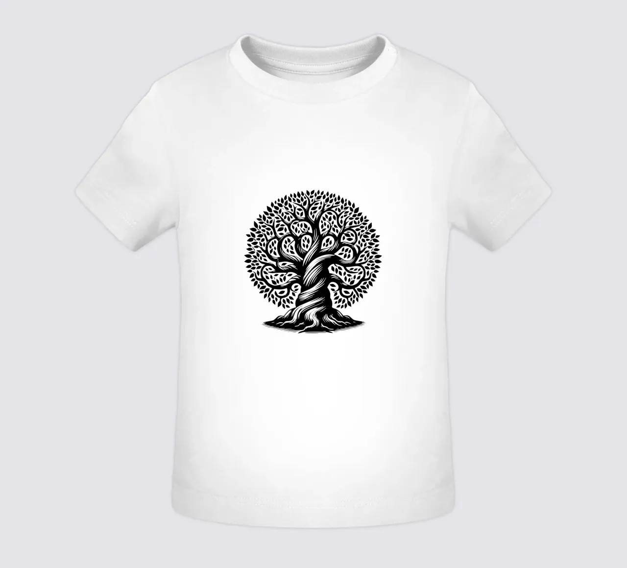 Albero della vita in bianco e nero maglietta neonato da Spiritual Touch