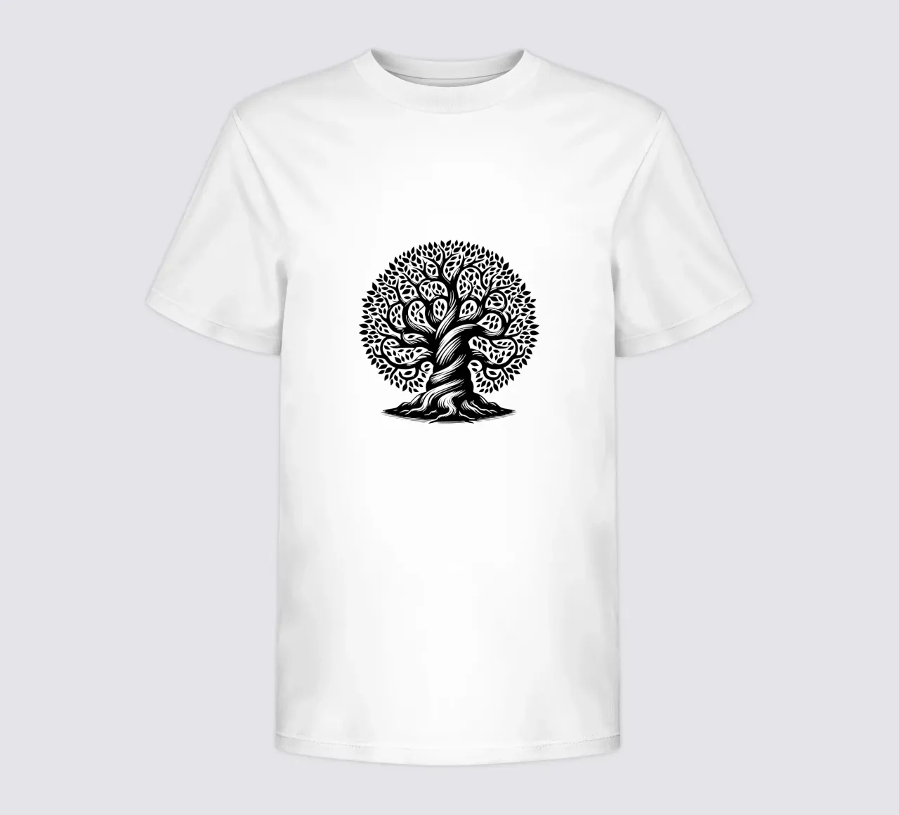 Albero della vita in bianco e nero t-shirt bambini da Spiritual Touch
