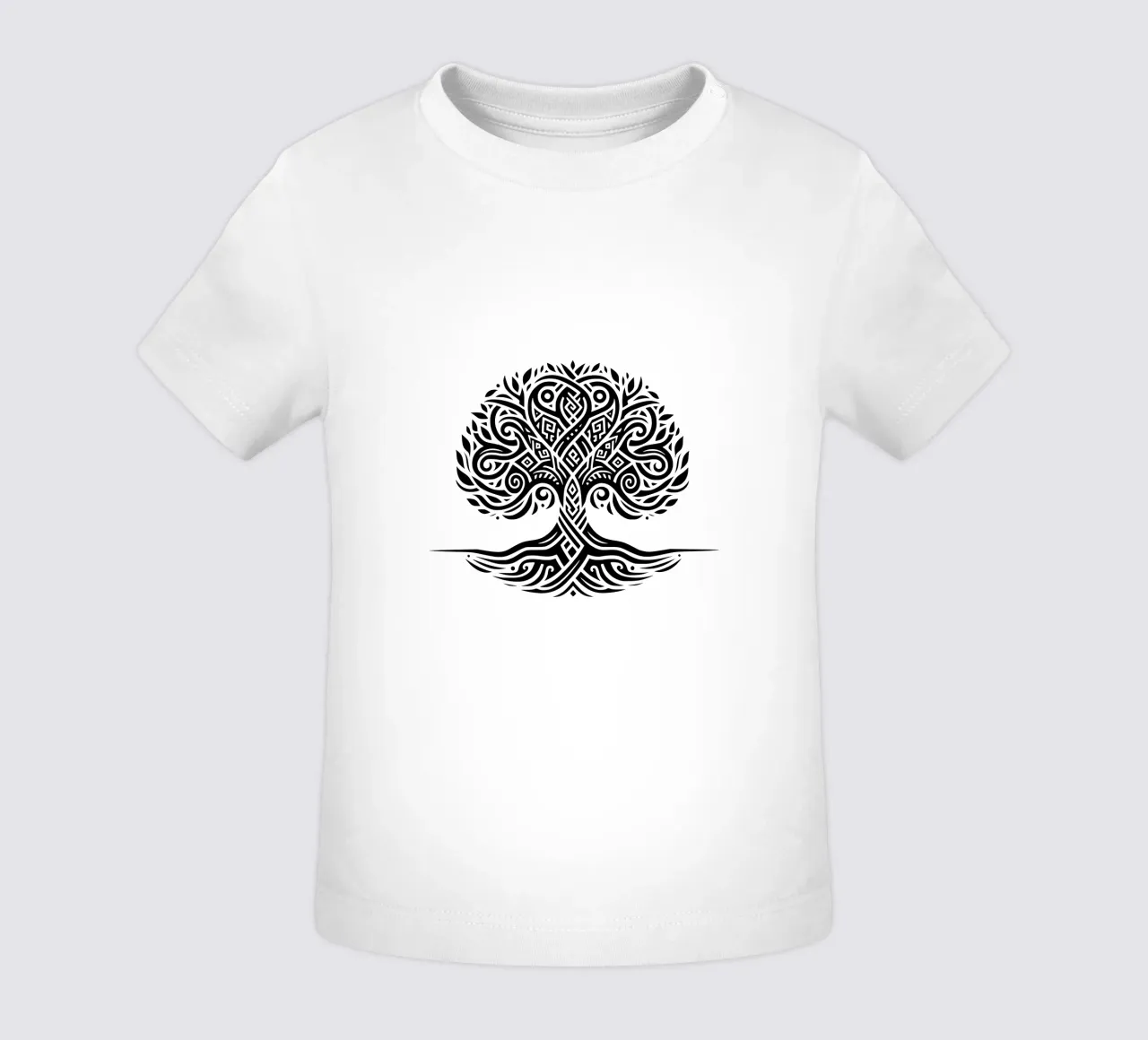 Albero della vita in bianco e nero maglietta neonato da Spiritual Touch