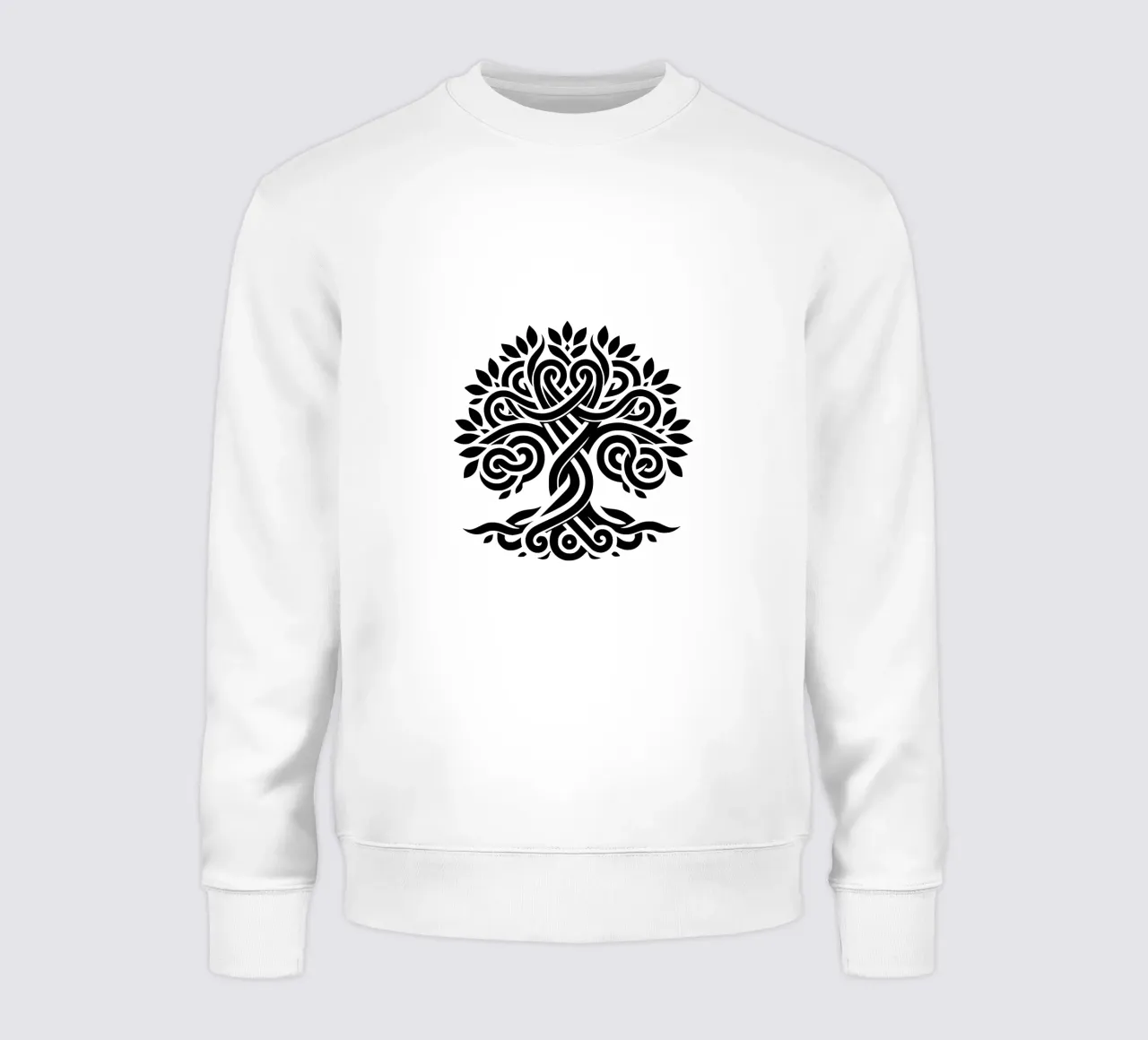 Albero della vita in bianco e nero felpa da Spiritual Touch