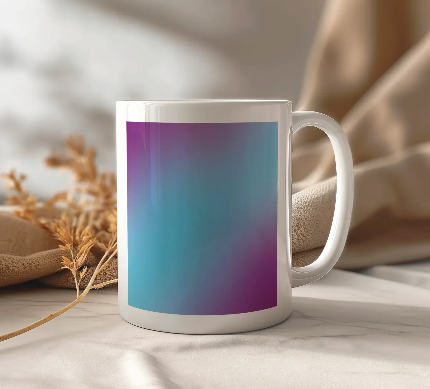 Colourfull two ceramic mug by Jonas Klein