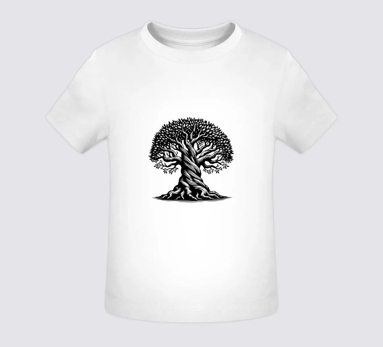 Albero della vita in bianco e nero maglietta neonato da Spiritual Touch