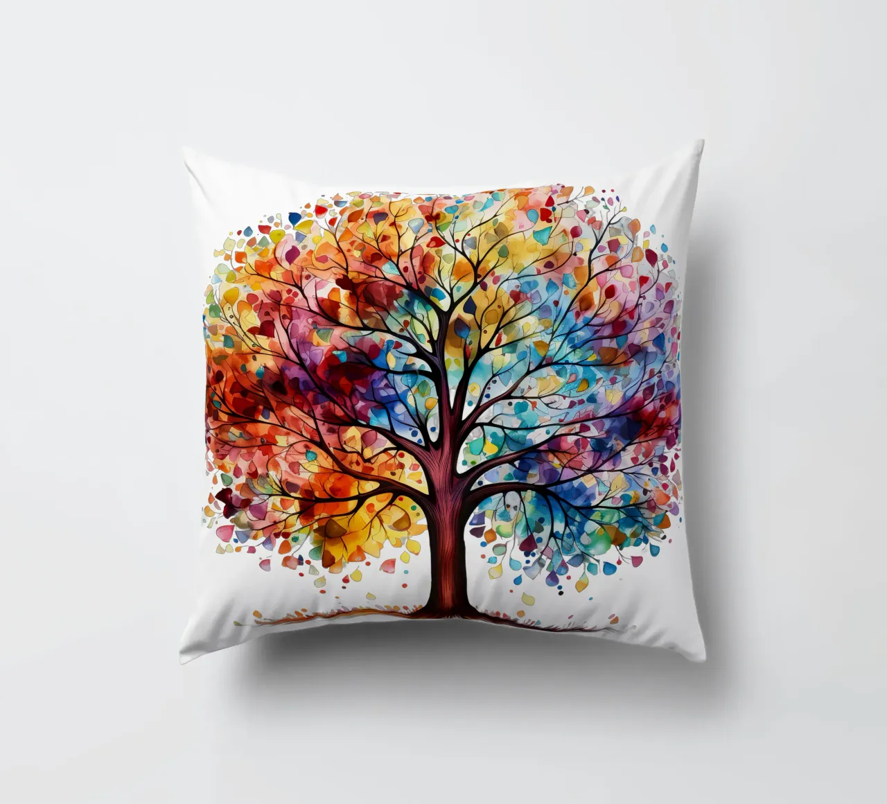 Albero della vita colorato cuscino da Spiritual Touch