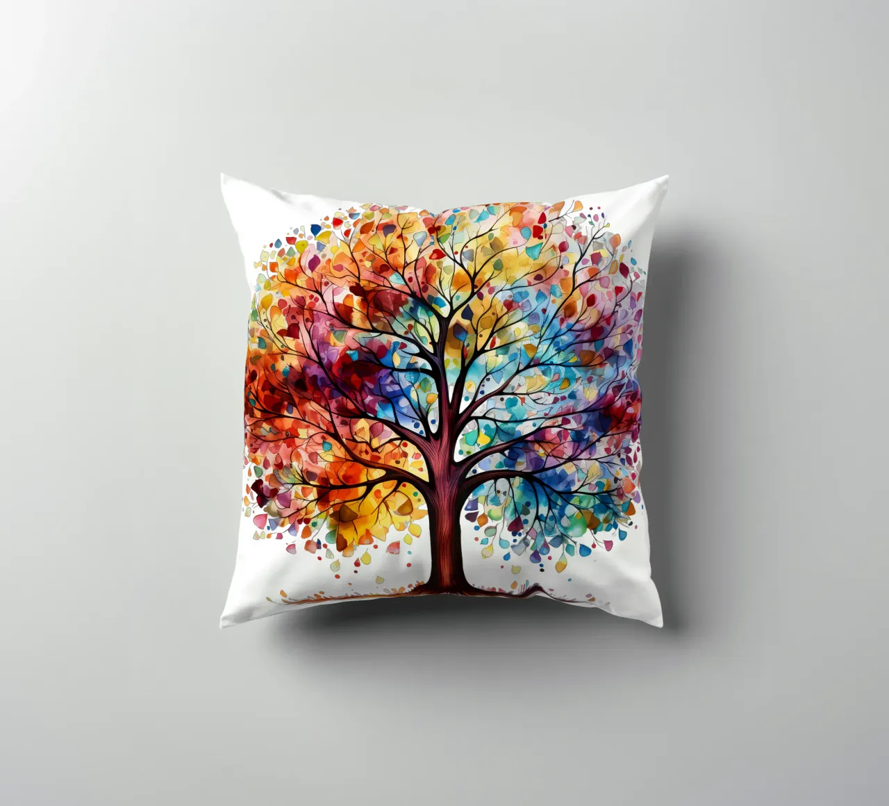 Albero della vita colorato cuscino da Spiritual Touch