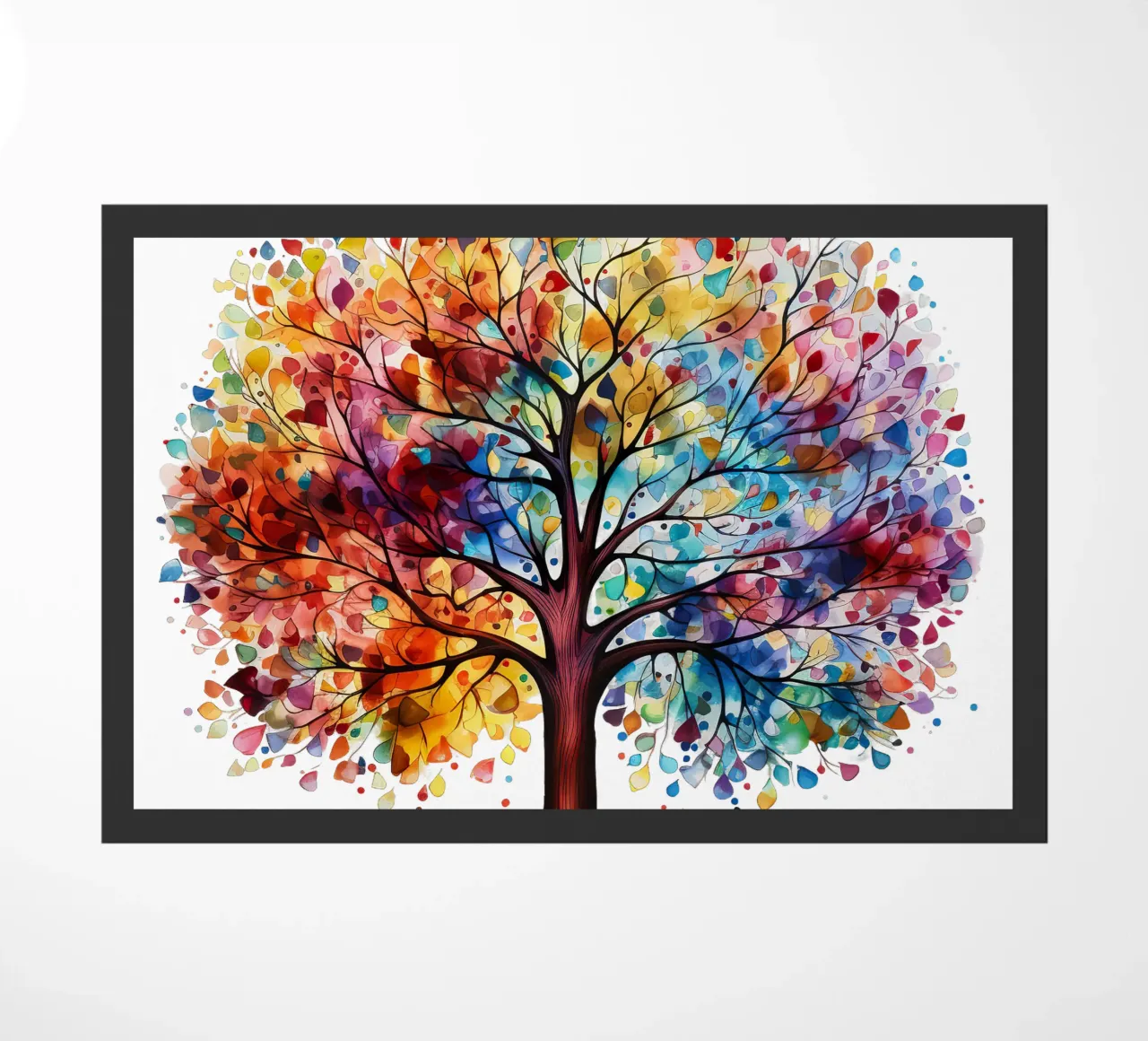 Albero della vita colorato zerbino da Spiritual Touch