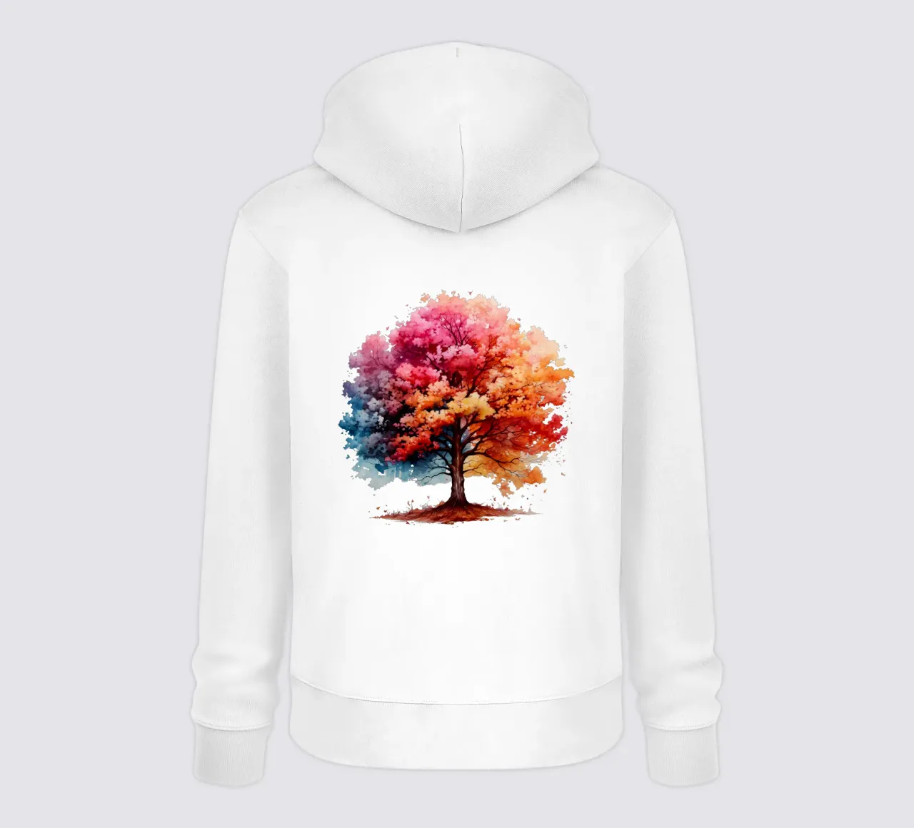 Albero della vita colorato felpa con cappuccio da Spiritual Touch