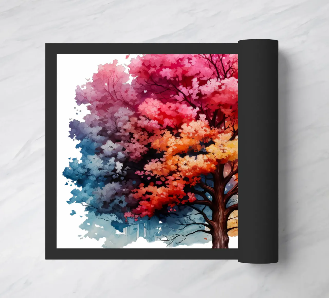 Albero della vita colorato zerbino da Spiritual Touch