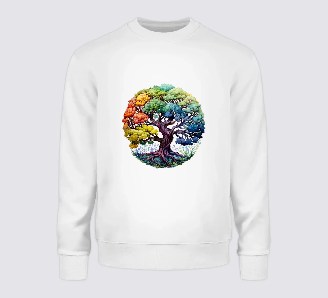 Albero della vita colorato felpa da Spiritual Touch