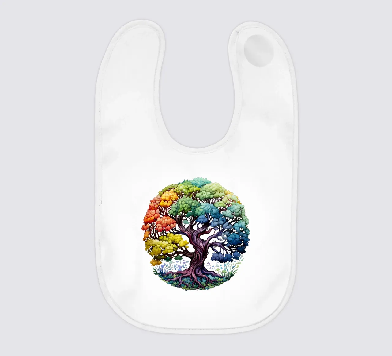 Albero della vita colorato bavaglino da Spiritual Touch