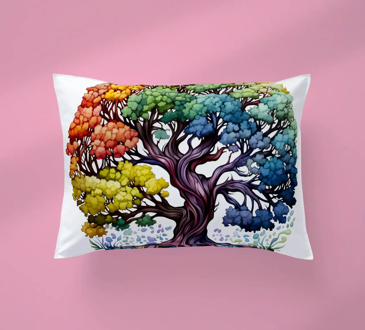 Albero della vita colorato cuscino da Spiritual Touch