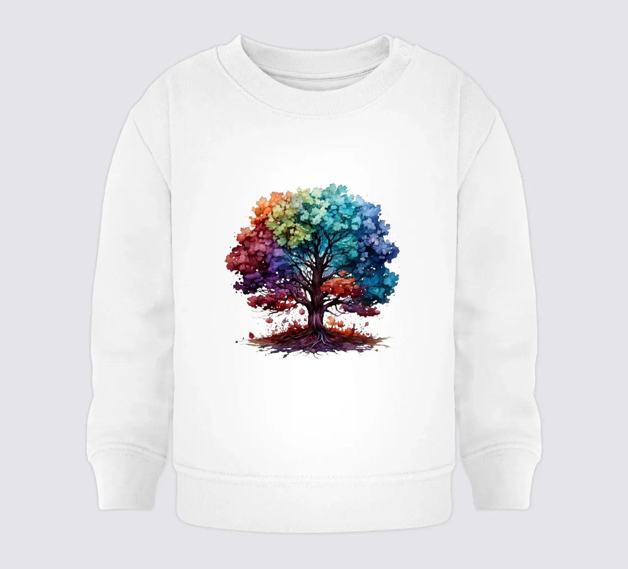 Albero della vita colorato felpa neonato da Spiritual Touch