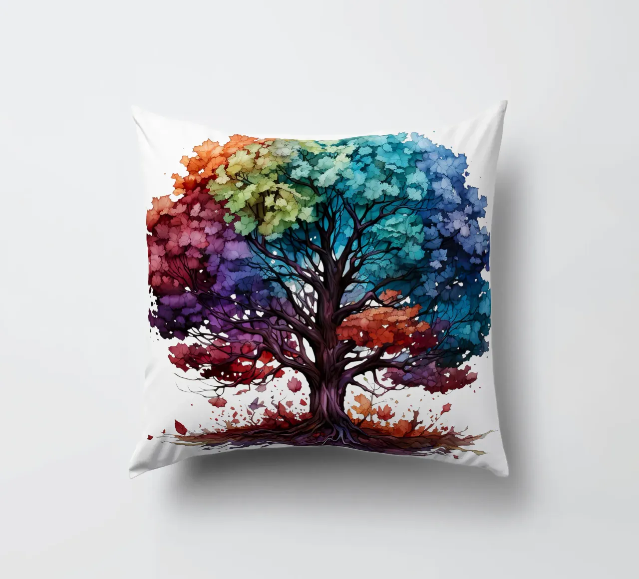 Albero della vita colorato cuscino da Spiritual Touch