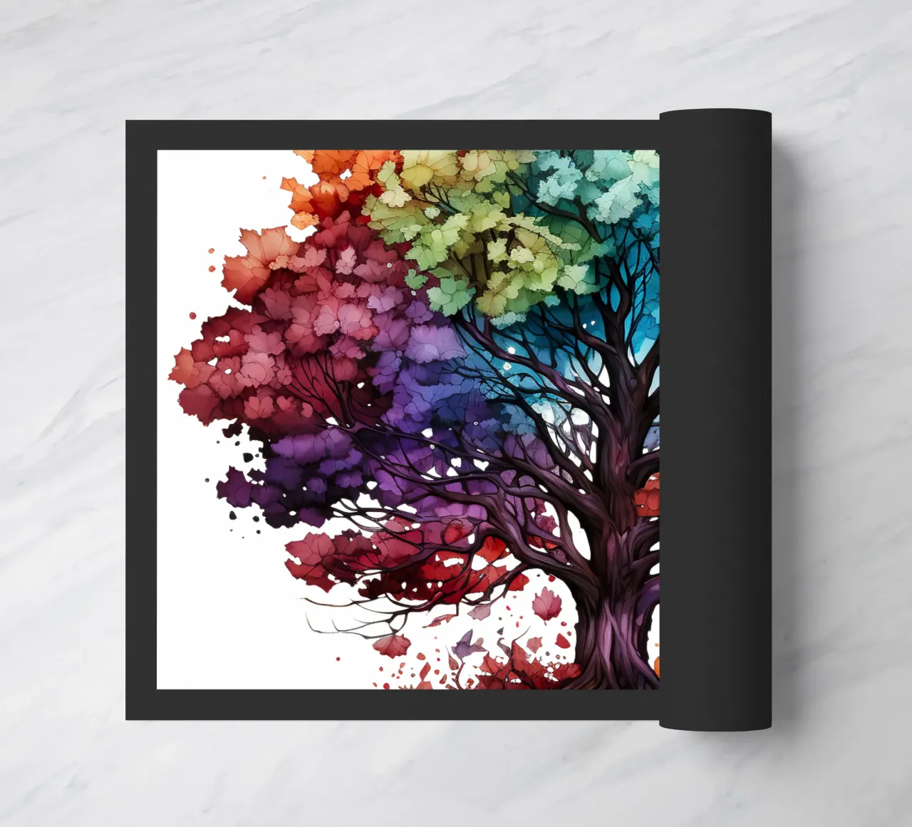 Albero della vita colorato zerbino da Spiritual Touch